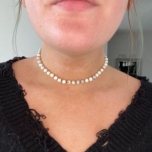 Pacsun marble beaded choker